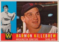 1960 Topps #210 Harmon Killebrew Baseball Card