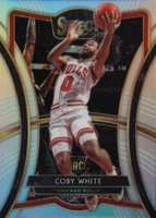 2019 Panini Select #194 Coby White Silver Prizm Basketball Card