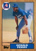 1987 Topps Tiffany #639 Gerald Perry Baseball Card