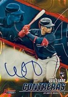 2021 Bowman's Best of 2021 Autographs #B21WC William Contreras Gold Lava Refractor Baseball Card