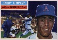 1956 Topps #239 Harry Simpson Baseball Card