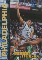 1996 Score Board Draft Day #1A Allen Iverson Basketball Card