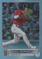 2022 Topps #187 Jarren Duran Rainbow Foil Baseball Card