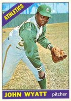 1966 Topps #521 John Wyatt Baseball Card