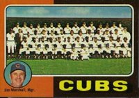 1975 Topps Mini #638 Cubs Team Baseball Card