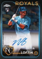 2024 Topps Chrome Rookie Autographs #RANL Nick Loftin Baseball Card