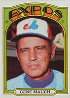 1972 O-Pee-Chee #276 Gene Mauch Baseball Card