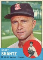 1963 Topps #533 Bobby Shantz Baseball Card