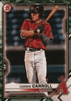 2021 Bowman Paper Prospects #BP142 Corbin Carroll Camo Baseball Card