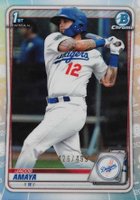 2020 Bowman Chrome Prospects #BCP3 Jacob Amaya Refractor Baseball Card