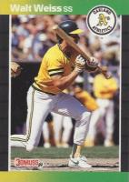 1989 Donruss #446 Walt Weiss Baseball Card