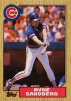 1987 Topps Tiffany #680 Ryne Sandberg Baseball Card