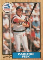 1987 O-Pee-Chee #164 Carlton Fisk Baseball Card