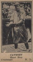 1925 Strip Card # Jimmy Caveney Short stop Baseball Card