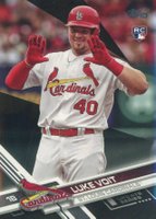 2017 Topps Update #US281 Luke Voit Black Baseball Card