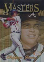 1997 Finest #330 Chipper Jones Refractor Baseball Card
