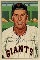 1952 Bowman #234 Fred Fitzsimmons Baseball Card