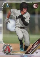 2019 Bowman Draft #BD125 Corbin Carroll Baseball Card