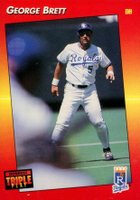 1992 Donruss Triple Play #115 George Brett Baseball Card