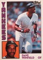 1984 Topps Tiffany #460 Dave Winfield Baseball Card