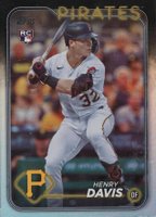 2024 Topps #295 Henry Davis Rainbow Foil Baseball Card