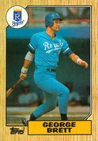1987 Topps #400 George Brett Baseball Card