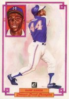 1984 Donruss Champions #8 Hank Aaron Baseball Card