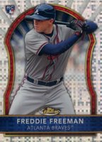 2011 Finest #72 Freddie Freeman Xfractor Baseball Card