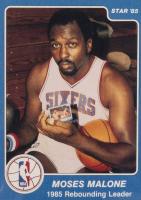 1984 Star #285 Moses Malone Basketball Card