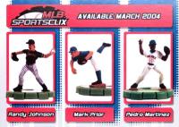 2004 Topps Wizkids MLB Sportsclix # Mark Prior/Pedro Martinez/Randy Johnson Baseball Card
