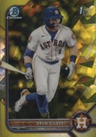 2022 Bowman Draft Chrome Sapphire Edition #BDC152 Drew Gilbert Yellow Baseball Card