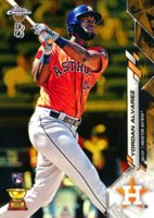 2020 Ben Baller Chrome #200 Yordan Alvarez Gold Refractor Baseball Card