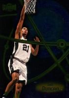1998 Metal Universe Big Ups #15 Tim Duncan Basketball Card