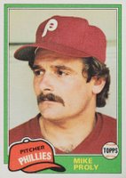 1981 Topps #815 Mike Proly Traded Baseball Card
