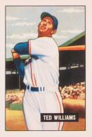 1986 C.C.C. (Card Collectors Company) #165 Ted Williams Reprint of 1951 Bowman Baseball Card