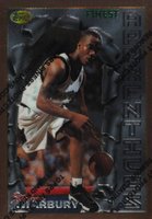 1996 Finest #62 Stephon Marbury w/Coating Basketball Card