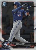 2018 Bowman Draft #BDC32 Bo Bichette Chrome-Batting Baseball Card