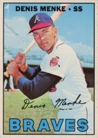 1967 Topps #518 Denis Menke Baseball Card