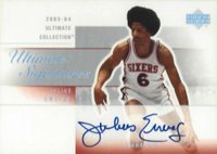 2003 Ultimate Collection Ultimate Signatures #JE-A Julius Erving Basketball Card