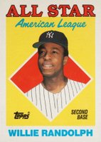 1988 Topps #387 Willie Randolph Baseball Card
