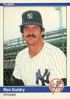 1984 Fleer #127 Ron Guidry Baseball Card