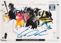 2024 Panini Impeccable Canvas Creations Signatures #CCSCD Chase Delauter Holo Silver Baseball Card