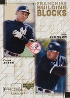2001 Upper Deck Pros & Prospects Franchise Building Blocks #F14 Derek Jeter/Nick Johnson Baseball Card