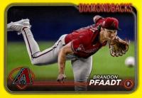 2024 Topps #664 Brandon Pfaadt Yellow Baseball Card
