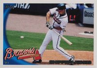 2010 Topps #652 Chipper Jones Baseball Card