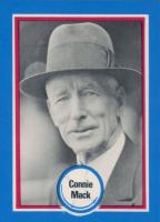 1976 Shakey's Pizza Hall of Fame #12 Connie Mack Baseball Card