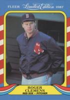 1987 Fleer Limited Edition #9 Roger Clemens Baseball Card
