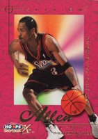 1999 Hoops Decade X Retrospection Collection #3 Allen Iverson Basketball Card