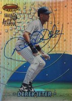 1997 Bowman's Best #82 Derek Jeter Autograph-Refractor-D.G. Only Baseball Card