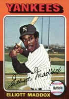 1975 Topps Mini #113 Elliott Maddox Baseball Card